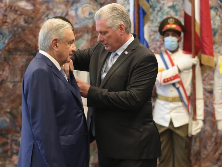 Condecora Cuba a AMLO con la Orden Nacional José Martí Condecora Cuba a AMLO con la Orden Nacional José Martí