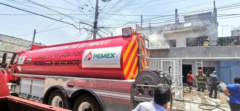Corto circuito en aire acondicionado provoca incendio en Asunción Castellanos Corto circuito en aire acondicionado provoca incendio en Asunción Castellanos