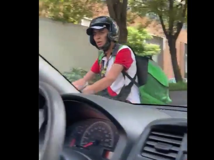 Repartidor por aplicación agrede a familia en calles de Polanco, en la CDMX Repartidor por aplicación agrede a familia en calles de Polanco, en la CDMX