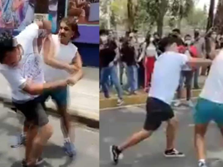 |VIDEO|Maestro y alumno del IPN protagonizan pelea en calles de Zacatenco |VIDEO|Maestro y alumno del IPN protagonizan pelea en calles de Zacatenco