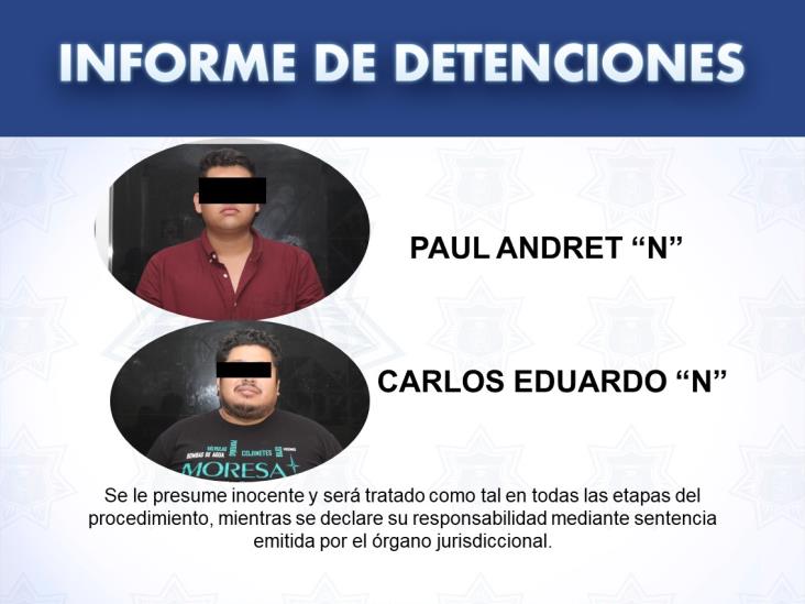 Detiene en Centro a presuntos roba coches; les decomisan dos unidades Detiene en Centro a presuntos roba coches; les decomisan dos unidades