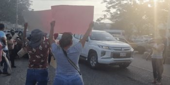 Habitantes del Cedro bloquean periférico por falta de agua